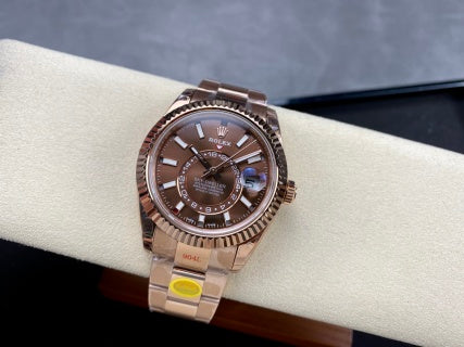 Sky-Dweller Rose Gold Brown Dial