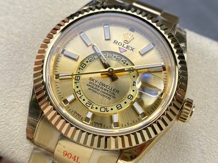 Sky-Dweller Yellow Gold Gold Dial
