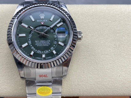 Sky-Dweller Acero Green Dial