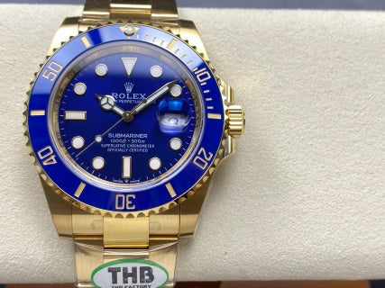 Submariner Yellow Gold Blue