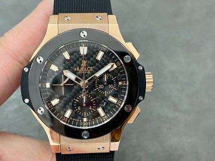 Big Bang Chronograph | Oro Rosa Esfera Fibra de Carbono