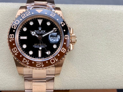 GMT-Master II "Root Beer" | Oro Everose Esfera Negra