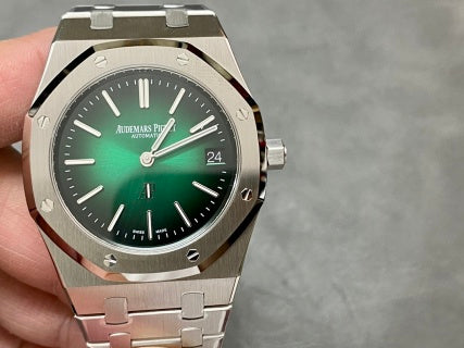 AP Royal Oak "Jumbo" | Acero Esfera Verde Esmeralda